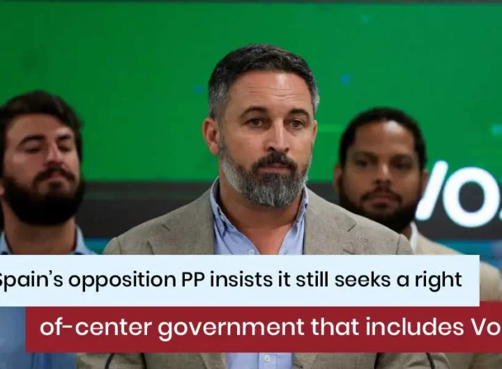 Spain’s opposition PP insists it still seeks a right-of-center government that includes Vox