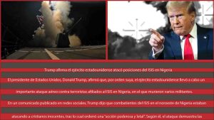 Trump afirma el ejército