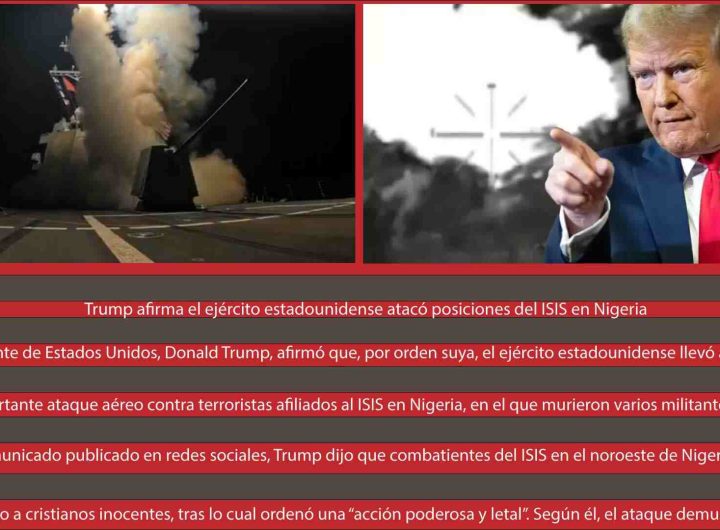 Trump afirma el ejército